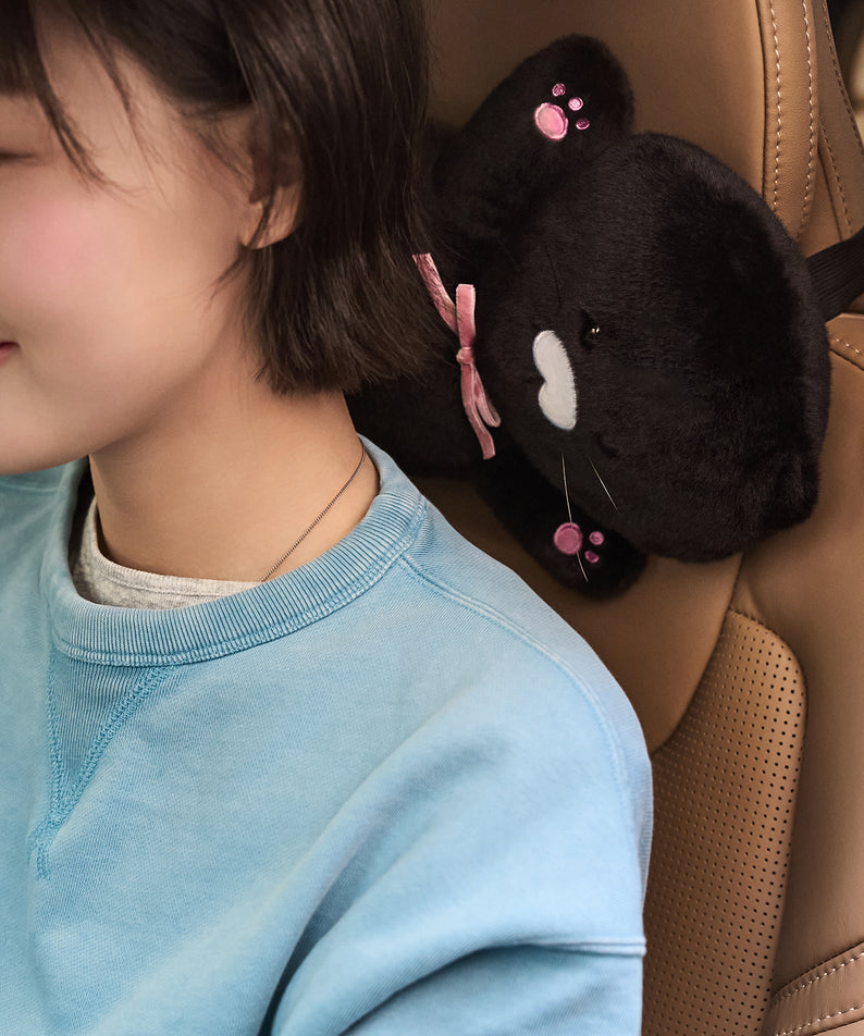 KAKAO FRIENDS - Noir Voiture Coussin Chunsik - Detail 4
