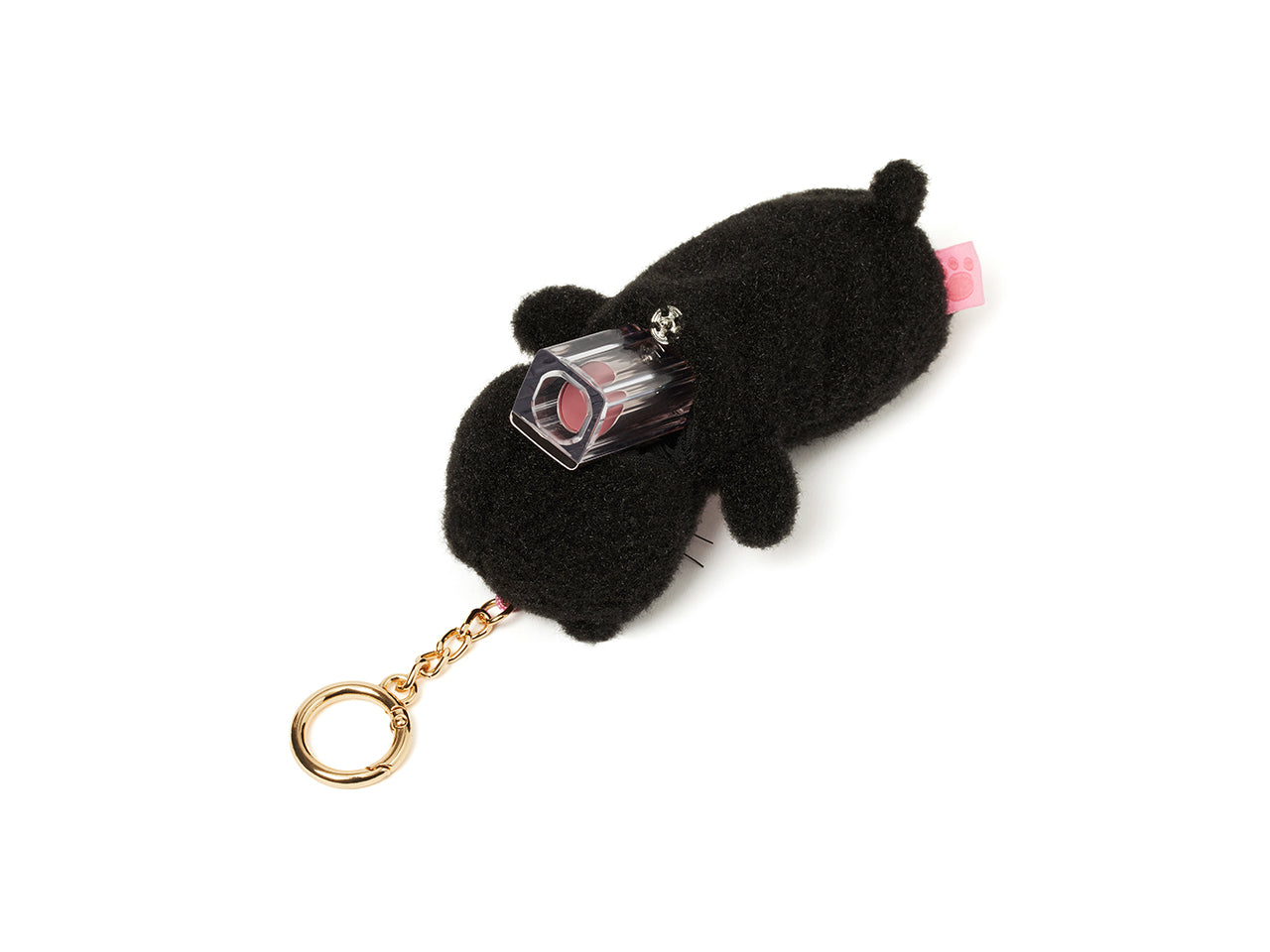 KAKAO FRIENDS - Noir Peluche Baume Levres Porte-cles Chunsik - Detail 10
