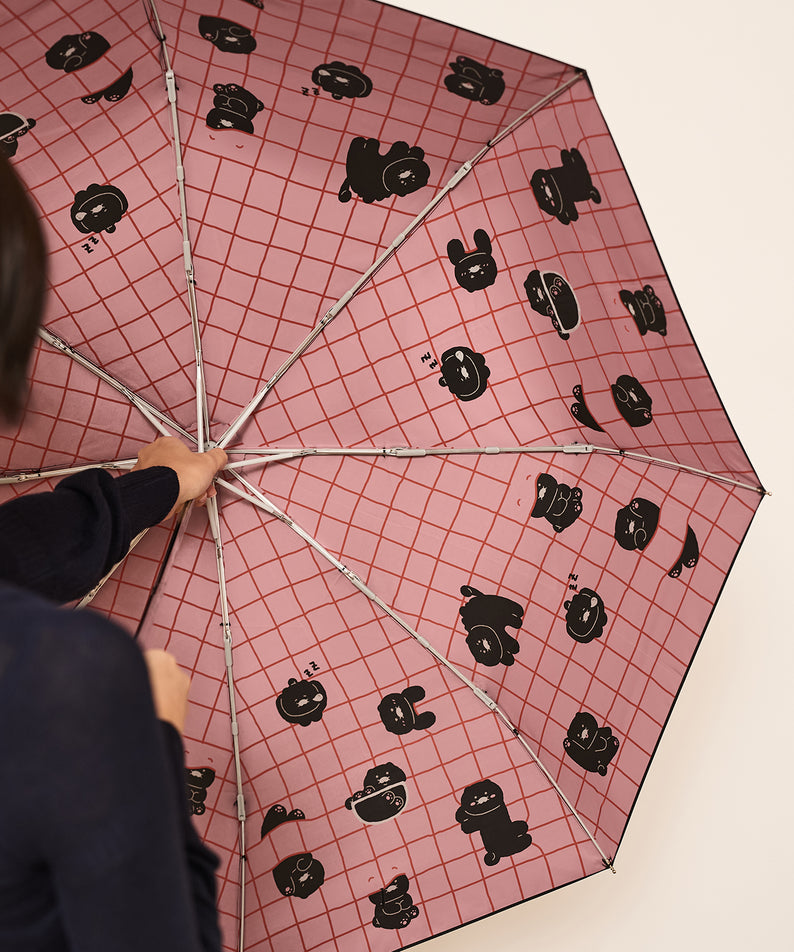 KAKAO FRIENDS - Noir MiniPochette Parapluie Chunsik - Detail 6