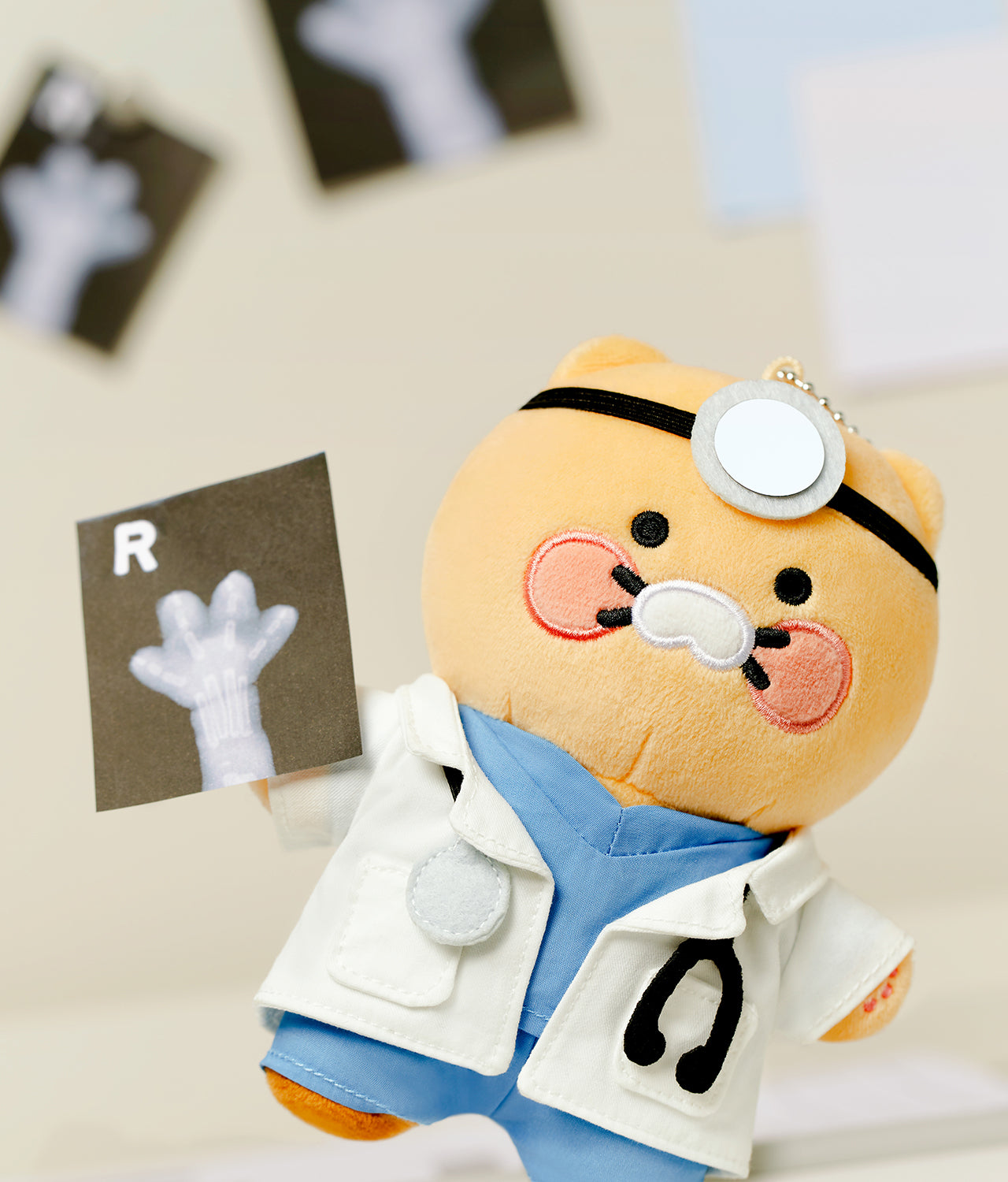 KAKAO FRIENDS - Porte-cles Peluche Chunsik - Detail 4