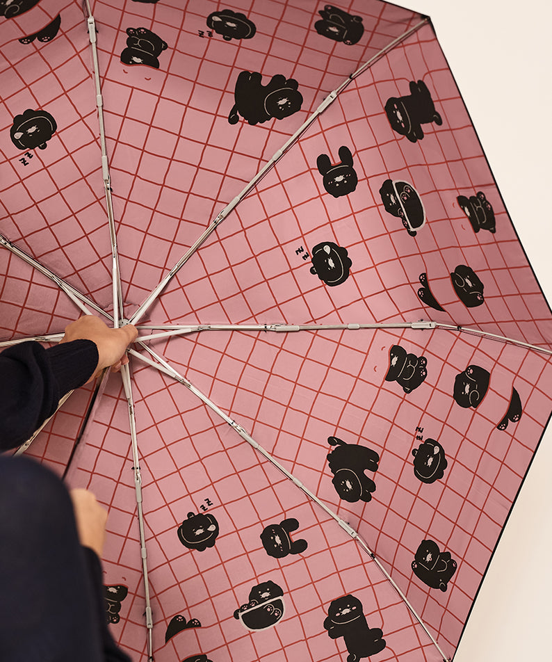 KAKAO FRIENDS - Noir MiniPochette Parapluie Chunsik