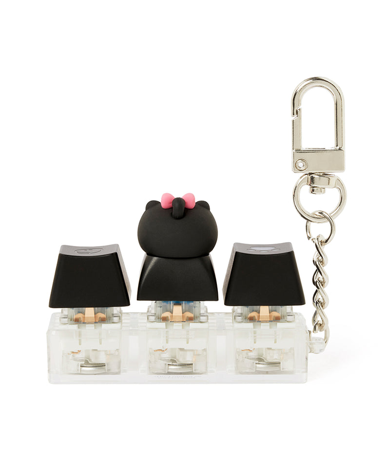 KAKAO FRIENDS - Noir LEDCasquette Figurine Porte-cles Chunsik - Detail 9