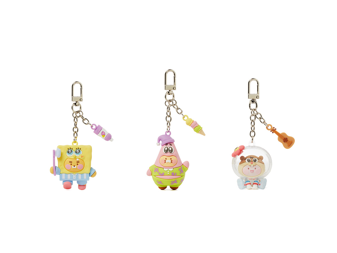 KAKAO FRIENDS - SpongeBobXFriends Baby Patrick Figurine Porte-cles Baby Chunsik - Detail 12