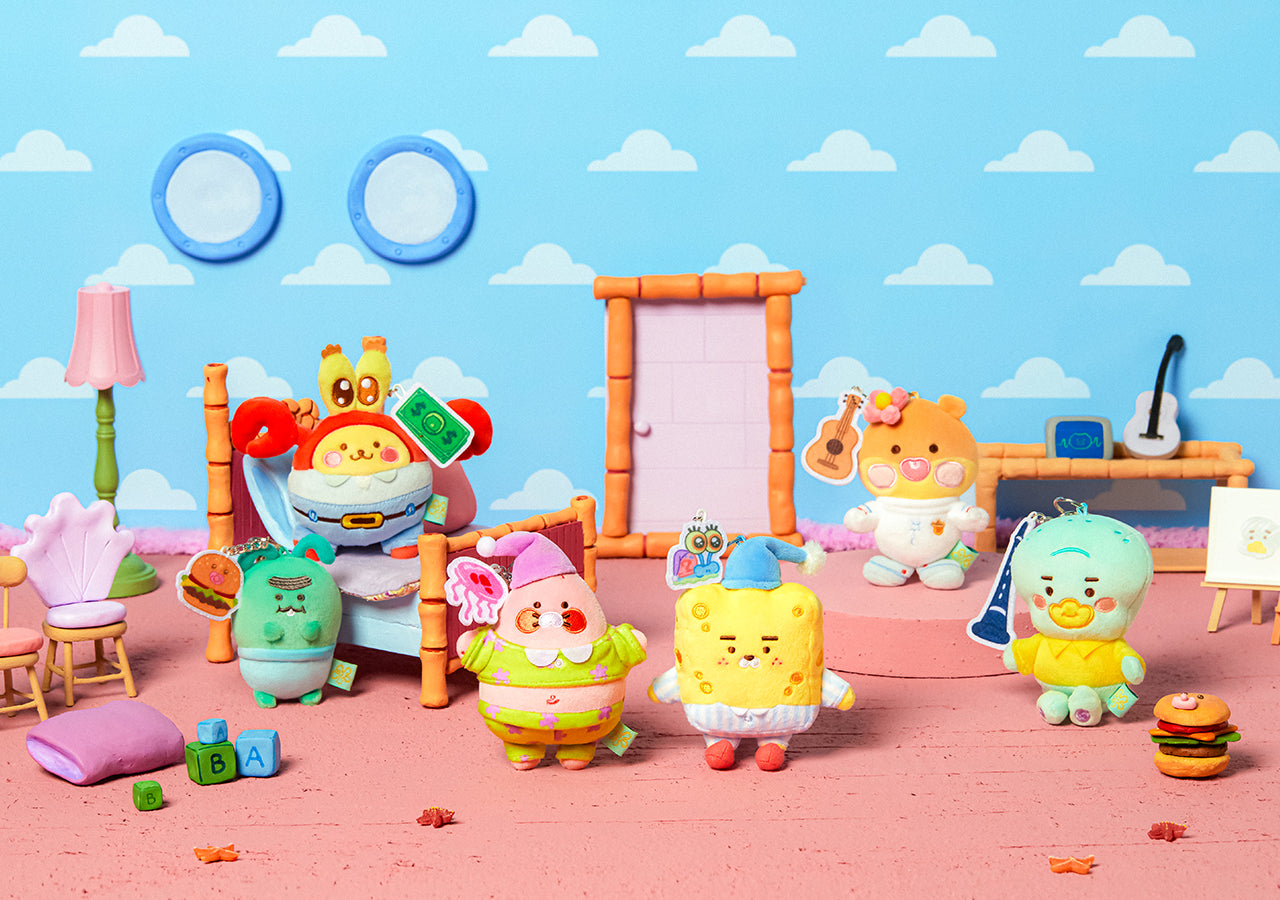 KAKAO FRIENDS - SpongeBobXFriends Baby Patrick Porte-cles Peluche Baby Chunsik - Detail 8