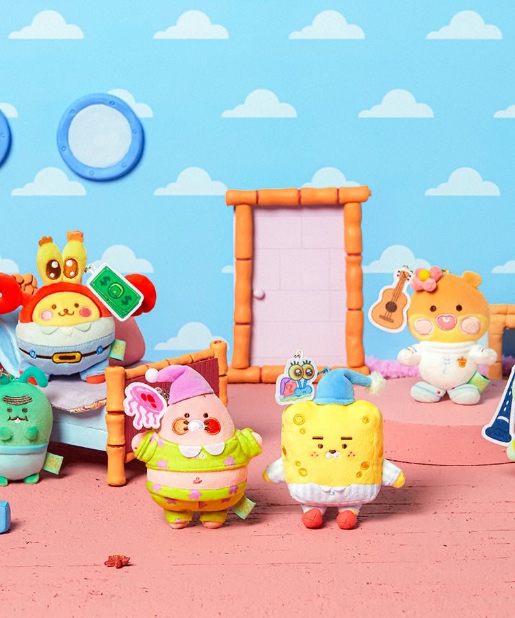 KAKAO FRIENDS - SpongeBobXFriends Baby Porte-cles Peluche Muzi - Detail 7