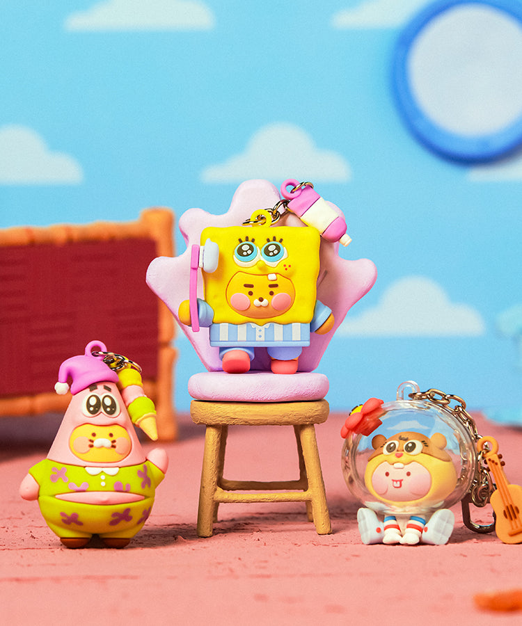 KAKAO FRIENDS - SpongeBobXFriends Baby Patrick Figurine Porte-cles Baby Chunsik - Detail 7