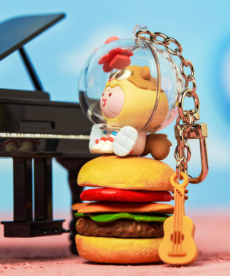 KAKAO FRIENDS - SpongeBobXFriends Baby Sandy Figurine Porte-cles Little Apeach - Detail 6