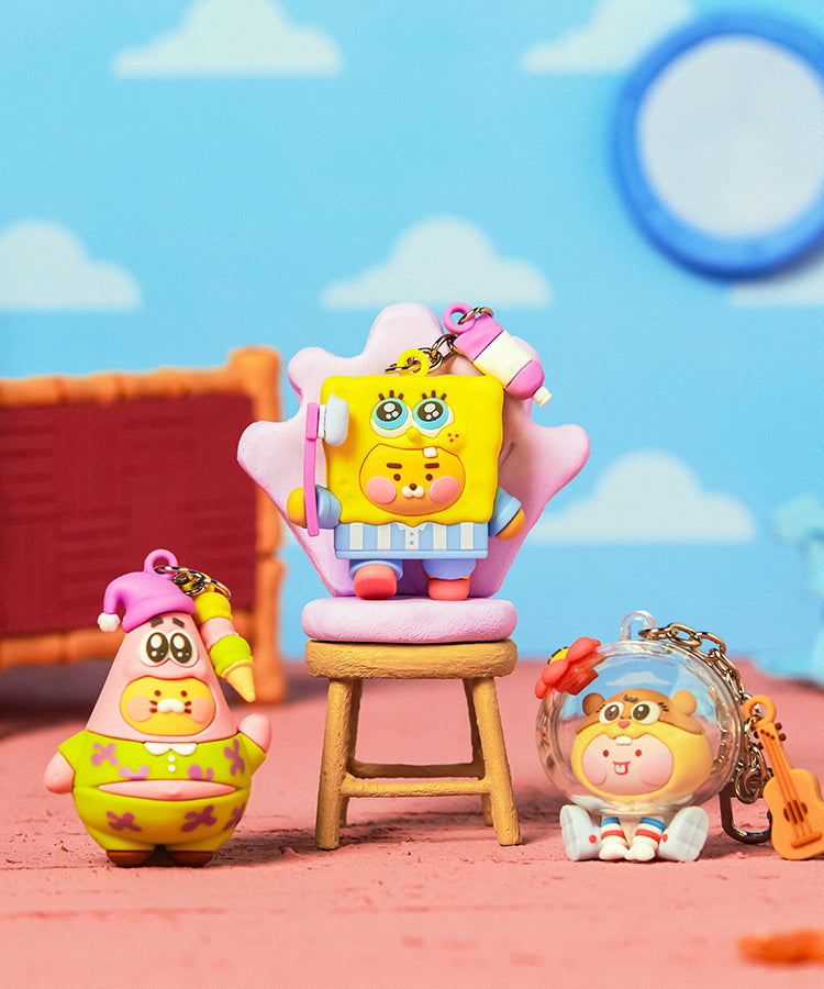 KAKAO FRIENDS - SpongeBobXFriends Baby Sandy Figurine Porte-cles Little Apeach - Detail 7