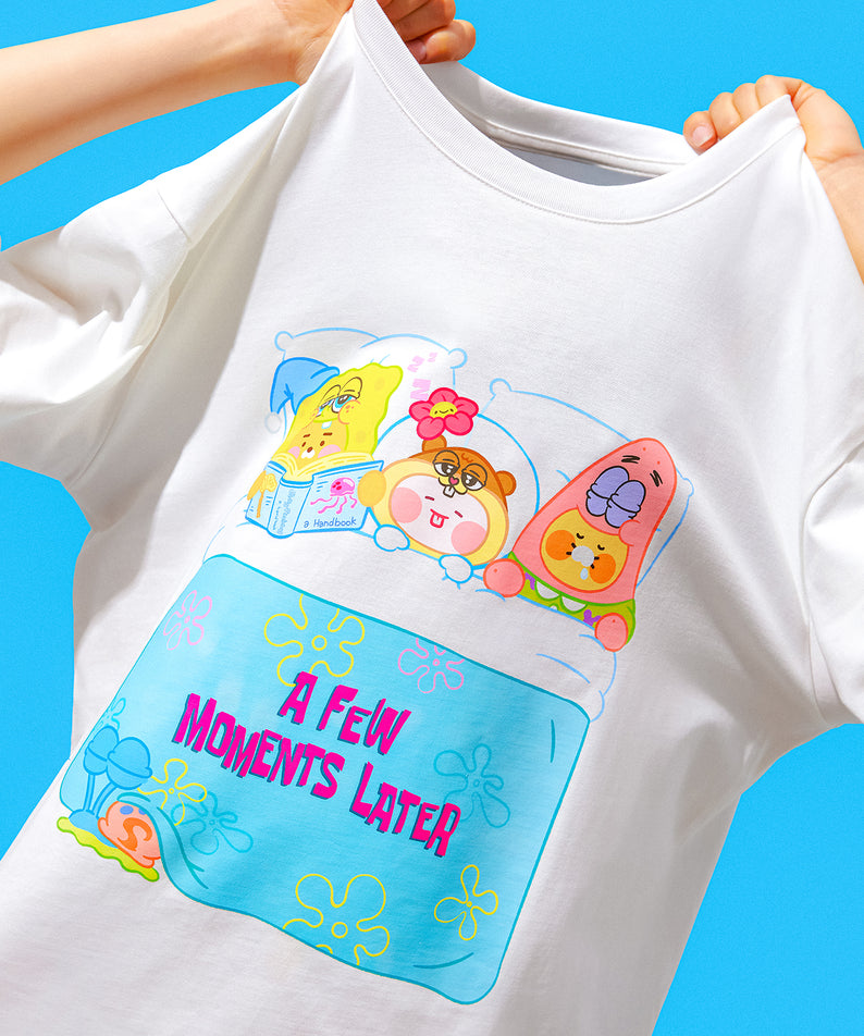 KAKAO FRIENDS - SpongeBobXFriends Femme T-shirt Friends - Detail 5