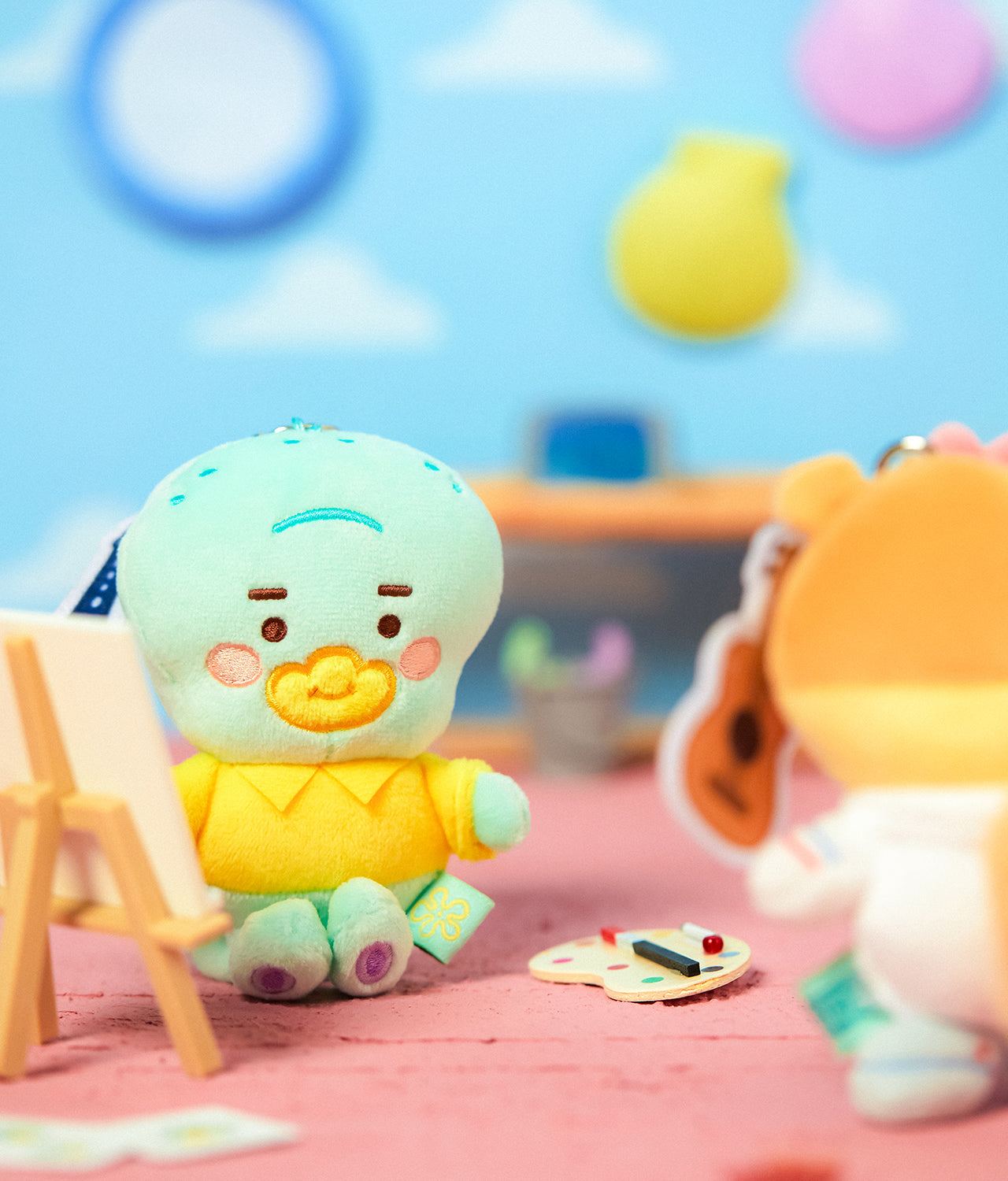KAKAO FRIENDS - [Set Complet] SpongeBobXFriends Baby Porte-cles Peluche 6 - Detail 12