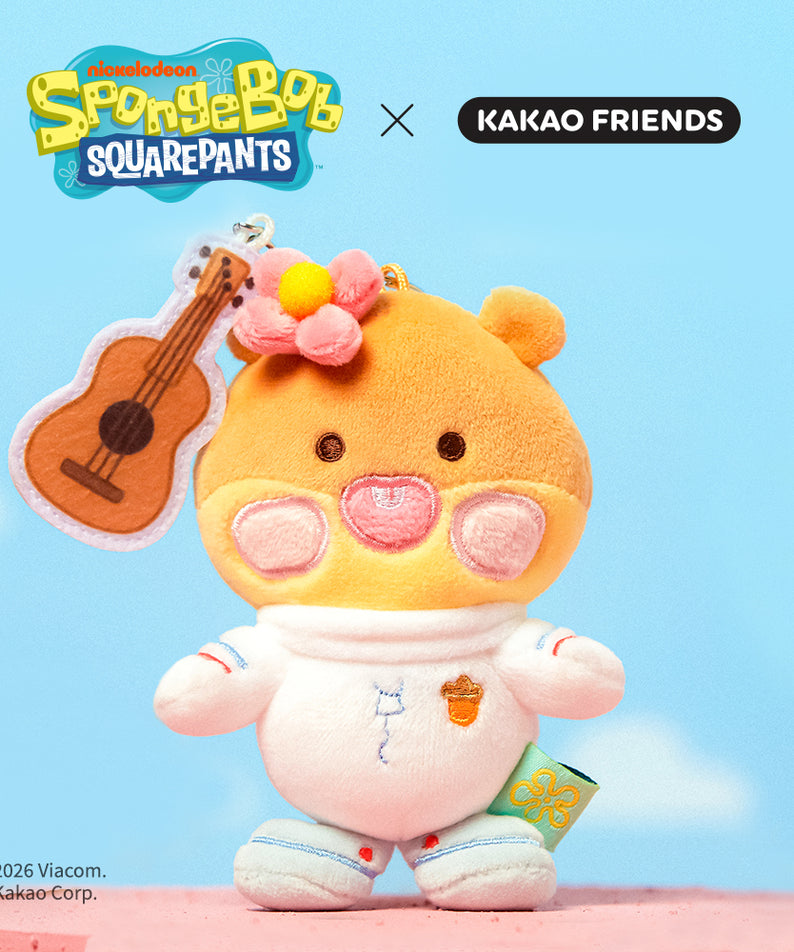 KAKAO FRIENDS - [Set Complet] SpongeBobXFriends Baby Porte-cles Peluche 6