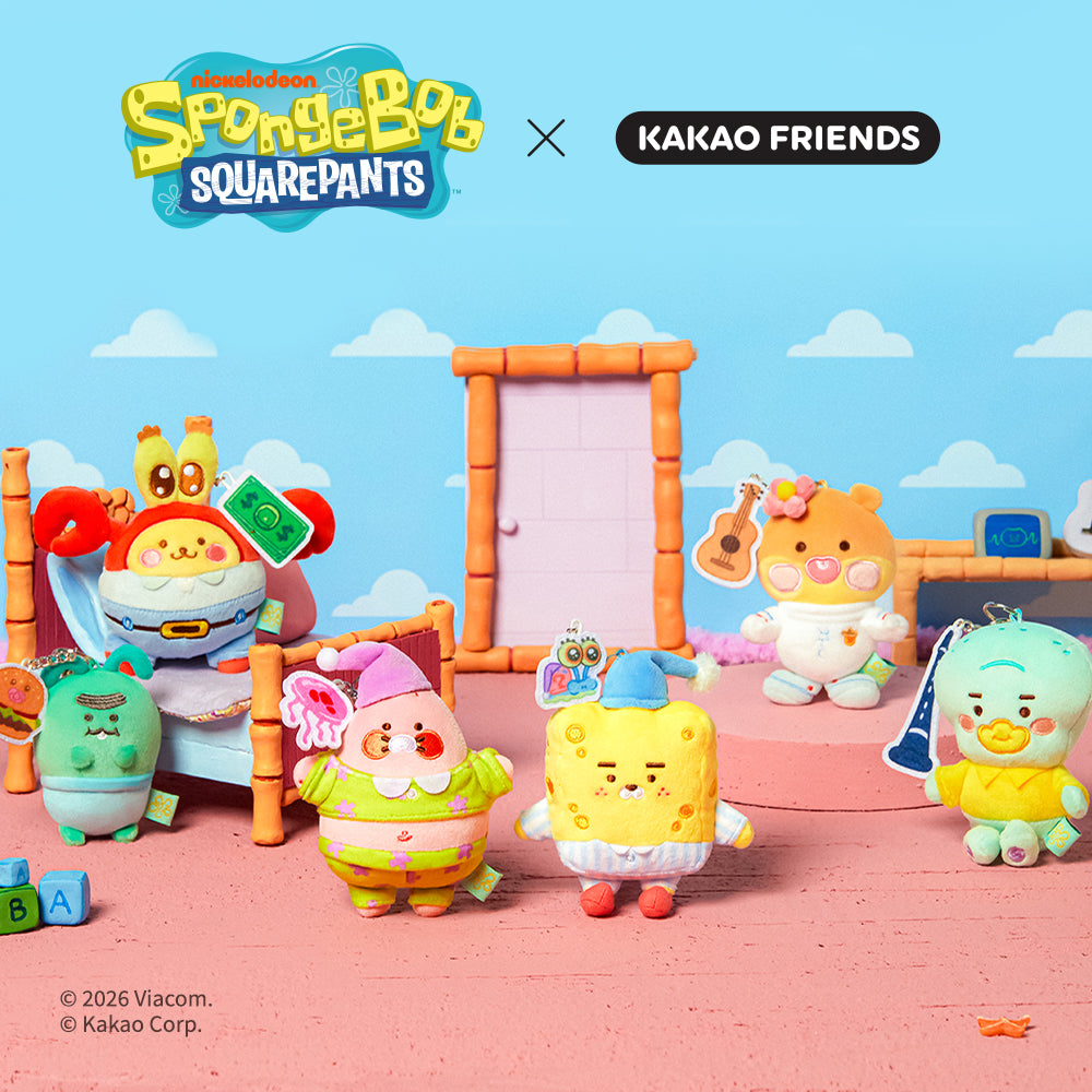 KAKAO FRIENDS - SpongeBobXFriends Baby Porte-cles Peluche Muzi