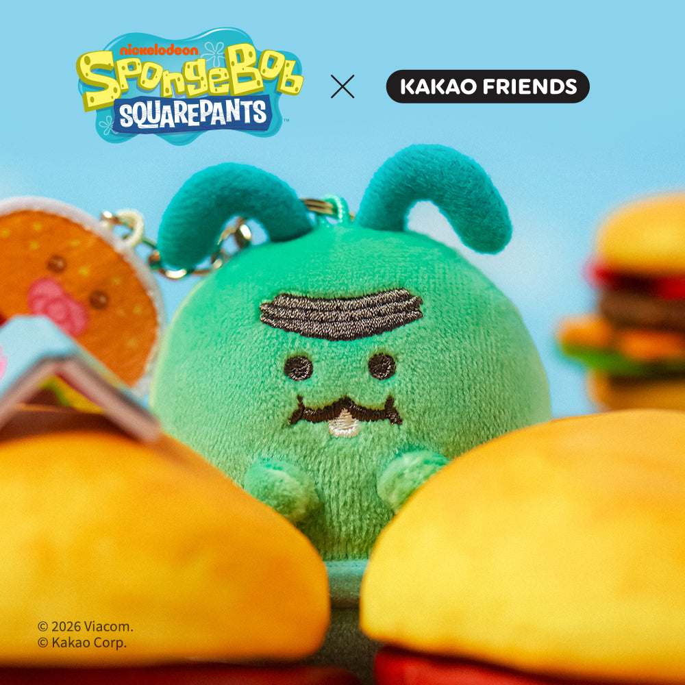 KAKAO FRIENDS - SpongeBobXFriends Baby Porte-cles Peluche Jordy
