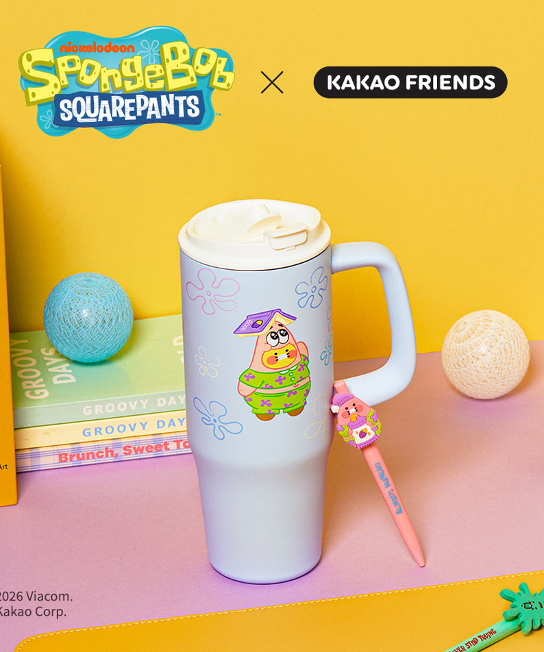 KAKAO FRIENDS - SpongeBobXFriends Tumbler Little Apeach&Baby Chunsik
