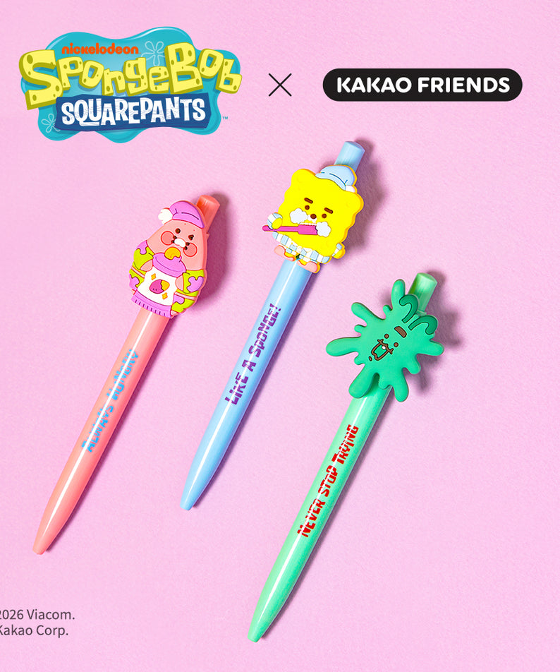 KAKAO FRIENDS - SpongeBobXFriends 3P Set Friends