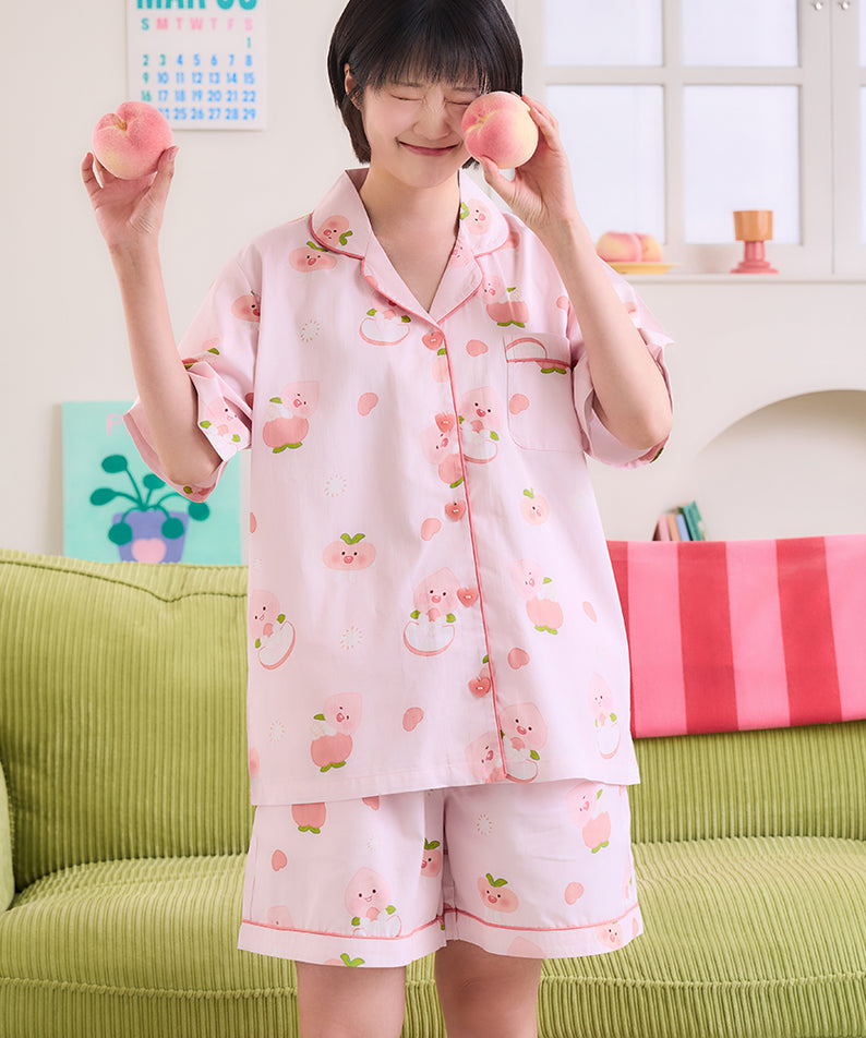 KAKAO FRIENDS - Peach Peach Lovely FemmePyjama Little Apeach