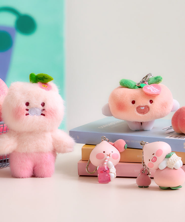 KAKAO FRIENDS - Peach Peach Figurine Porte-cles Little Apeach - Detail 7