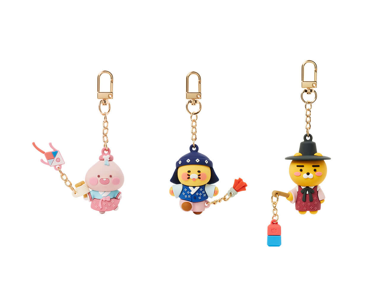 Figurine Porte-cles Apeach - Kakao Friends
