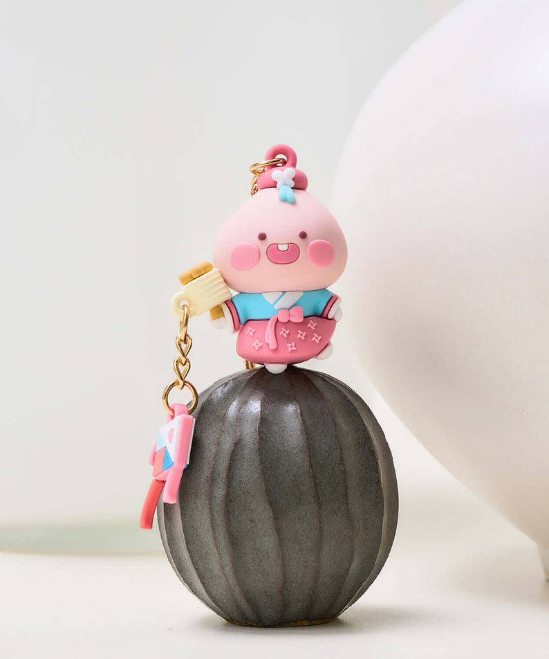 Figurine Porte-cles Apeach - Kakao Friends