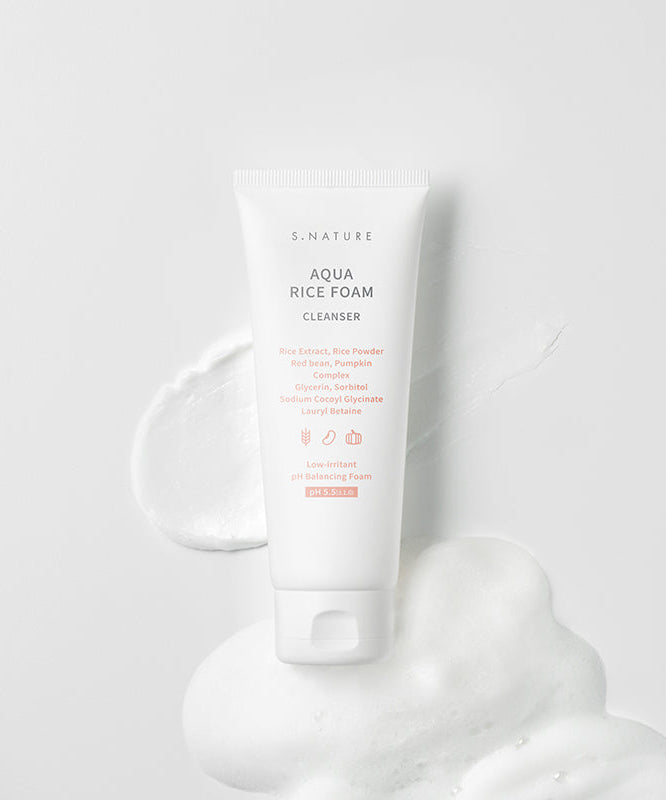S.NATURE Aqua Rice Foam Cleanser 160ml