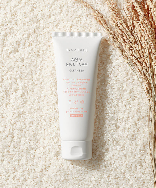 S.NATURE Aqua Rice Foam Cleanser 160ml