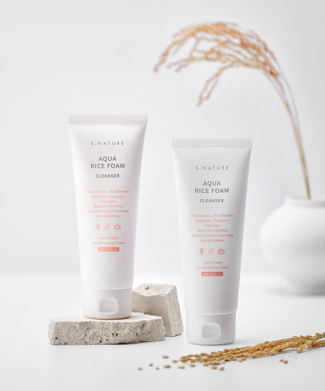 S.NATURE Aqua Rice Foam Cleanser 160ml
