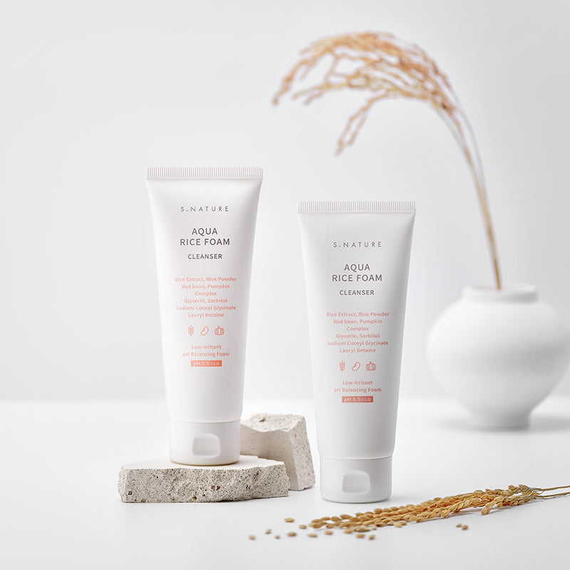 S.NATURE Aqua Rice Foam Cleanser 160ml