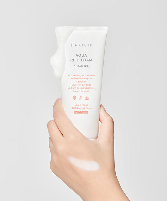 S.NATURE Aqua Rice Foam Cleanser 160ml