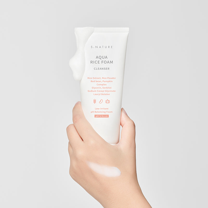 S.NATURE Aqua Rice Foam Cleanser 160ml