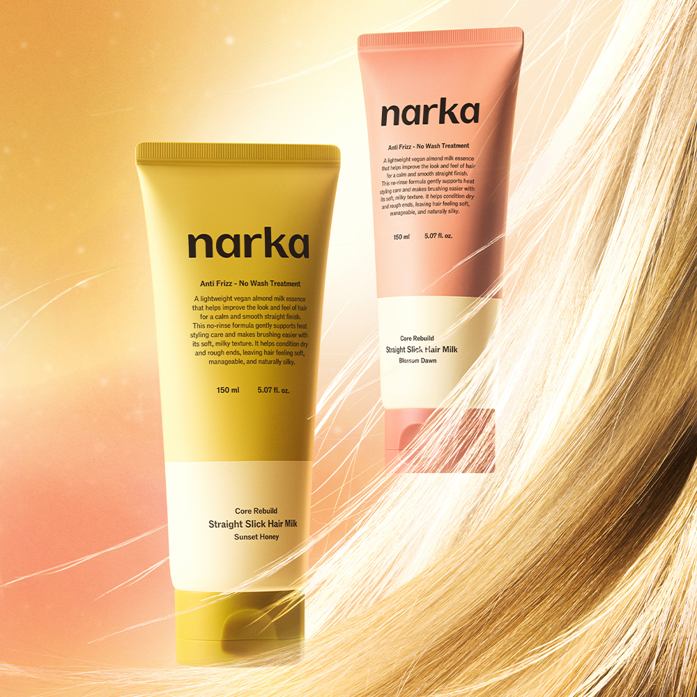 NARKA Straight Sleek Hair Milk 150ml Sunset Honey