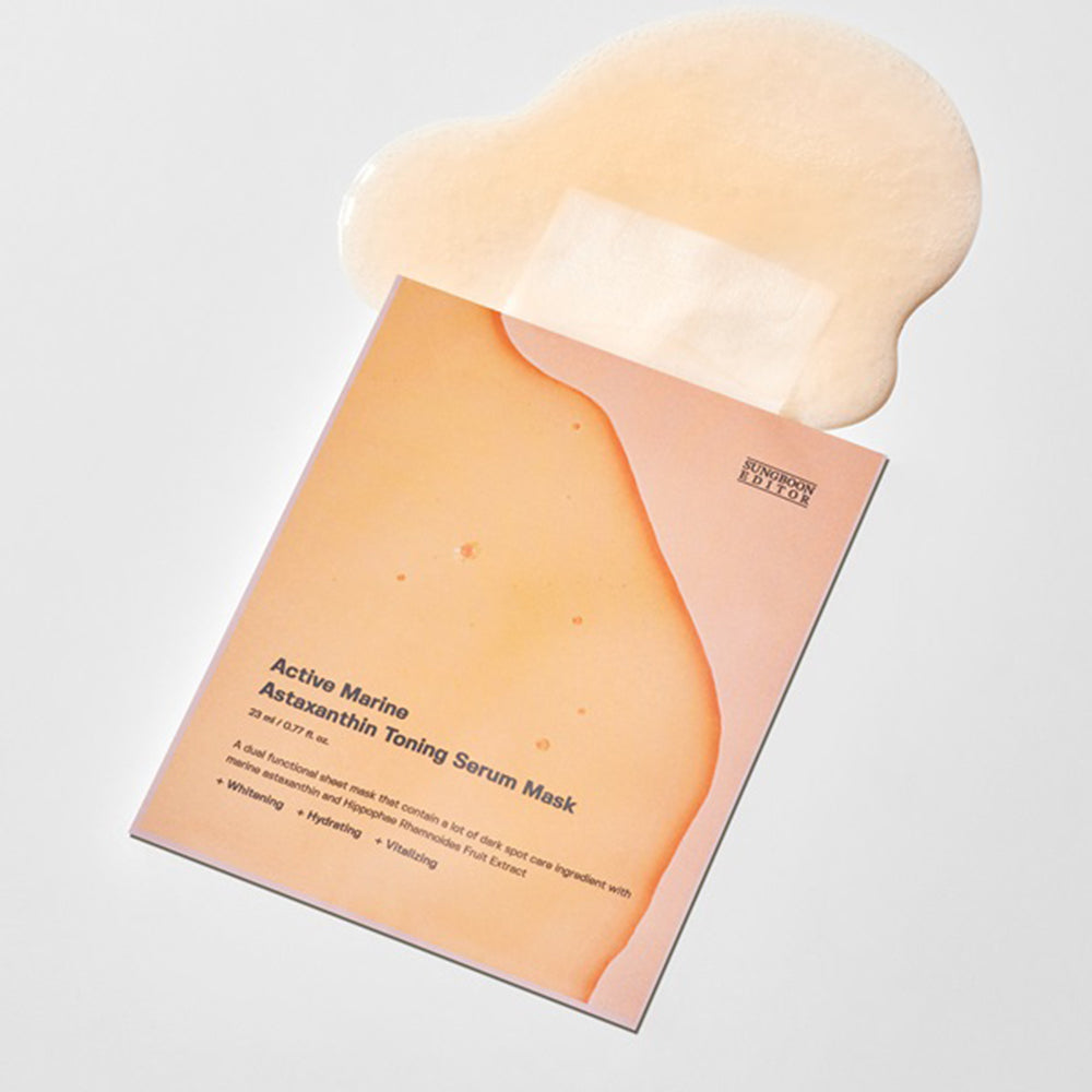 SUNGBOON EDITOR Marine Astaxanthin Masque en tissu 10 pièces