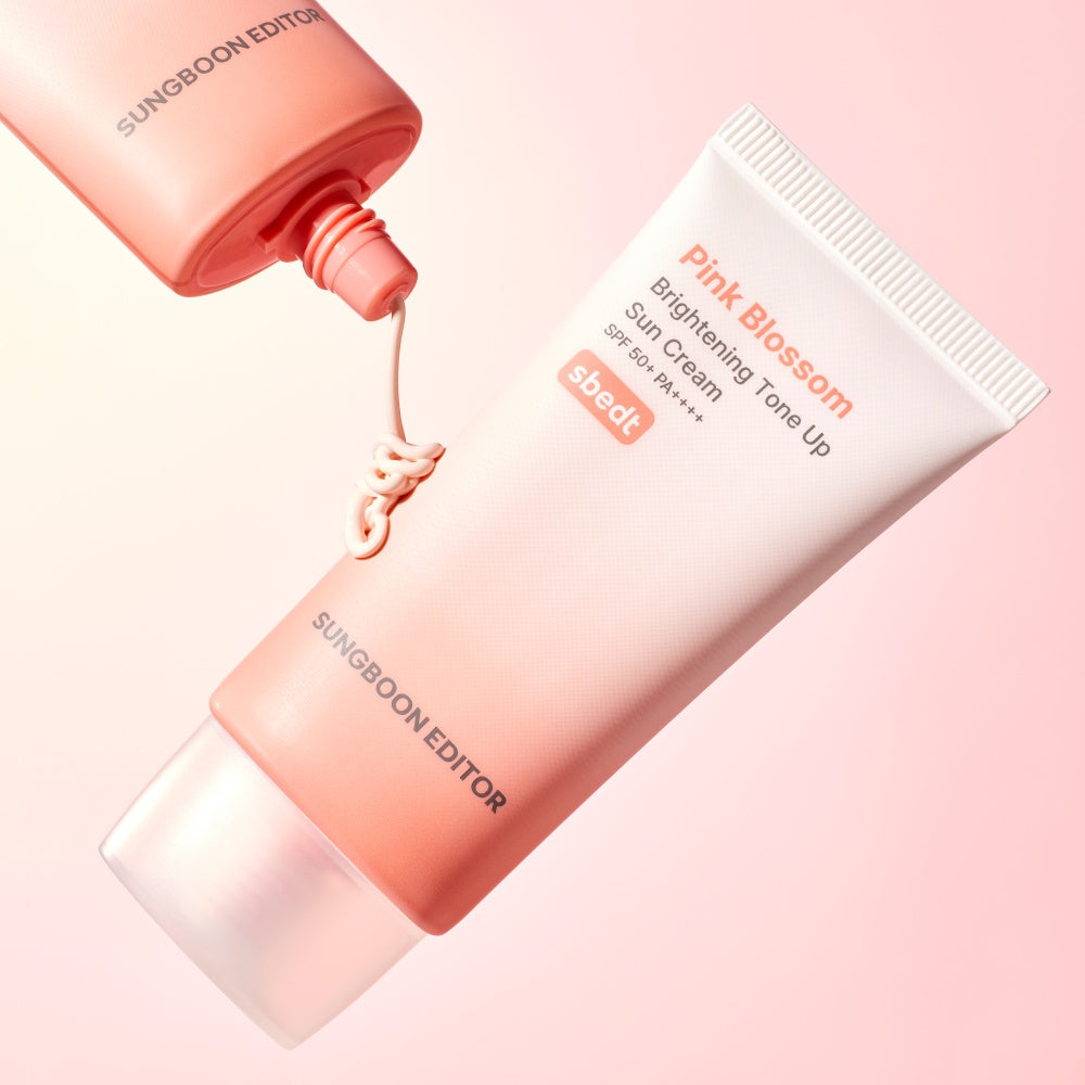 SUNGBOON EDITOR Pink Blossom Tone Up Crème solaire 50ml