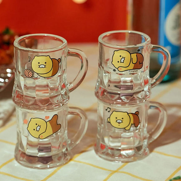 KAKAO FRIENDS Choonsik Mini Soju Cup x4 en stock sur Ma Petite Corée