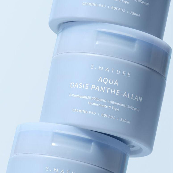 S.NATURE Aqua Oasis Panthe-Allan Calming Pads 60p en stock sur Ma Petite Corée