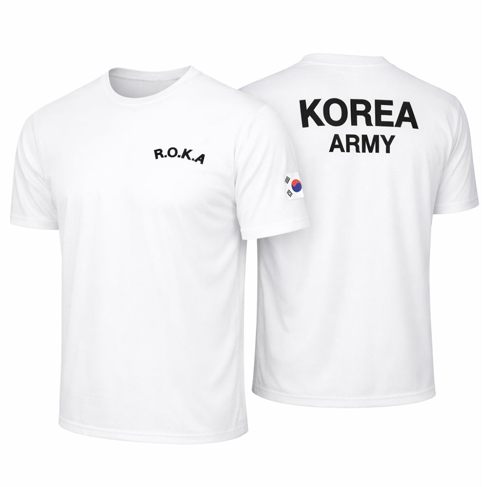 ASORT ROKA Korea Army T-shirt Blanc