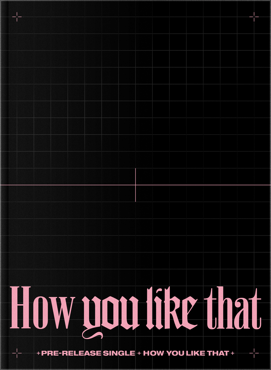BLACKPINK How You Like That Édition Spéciale Option Affiche
