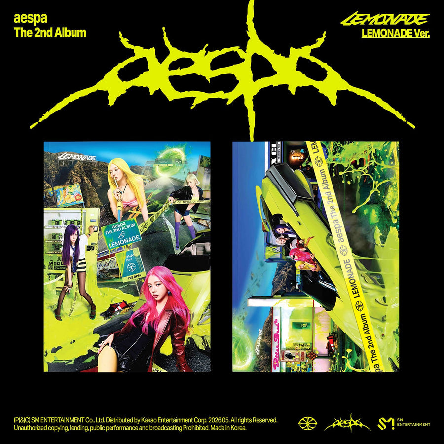 aespa - 2nd Full Album [LEMONADE] (LEMONADE Ver.) (Set of 2) - Album Kpop