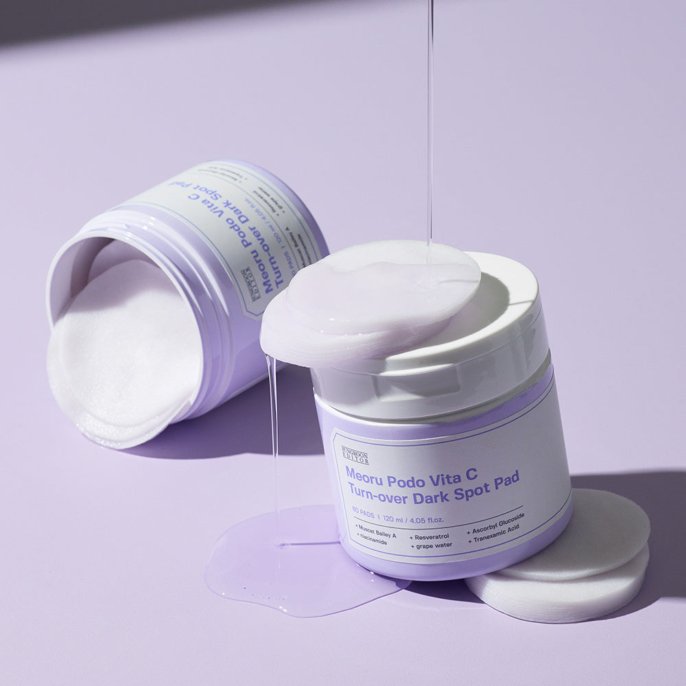 SUNGBOON EDITOR Wild Grape Vitamin C Pads toner 60 pièces
