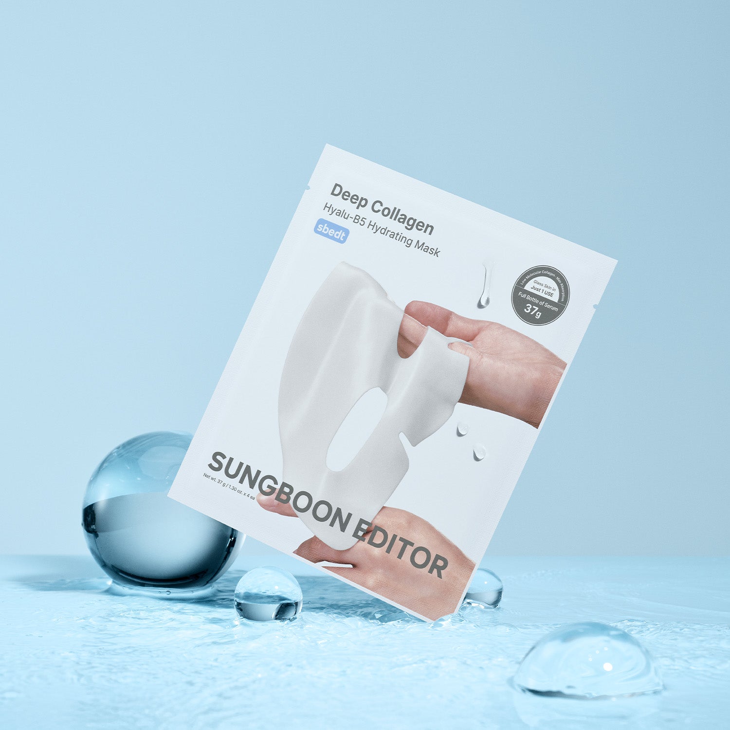 SUNGBOON EDITOR Deep Collagen Masque en tissu 4 pièces