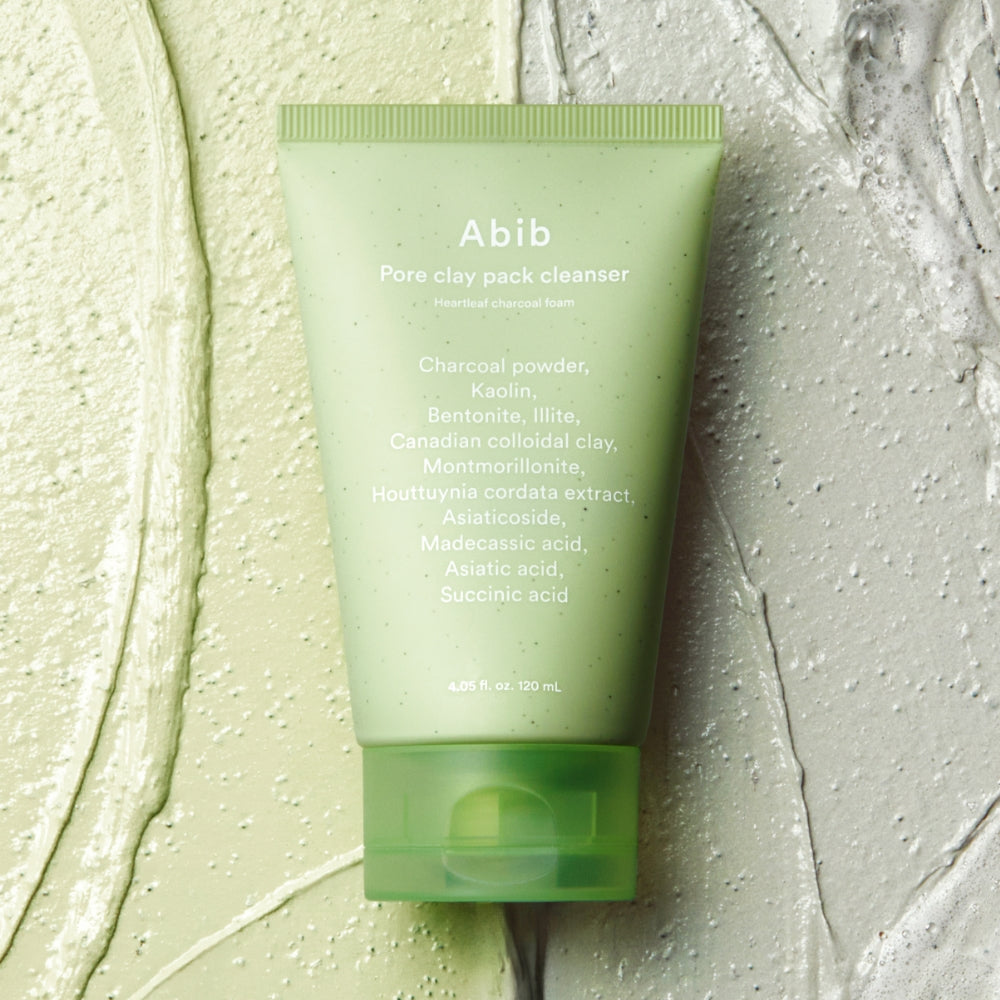ABIB Pore Clay Pack Cleanser Heartleaf Charcoal Pack To Foam