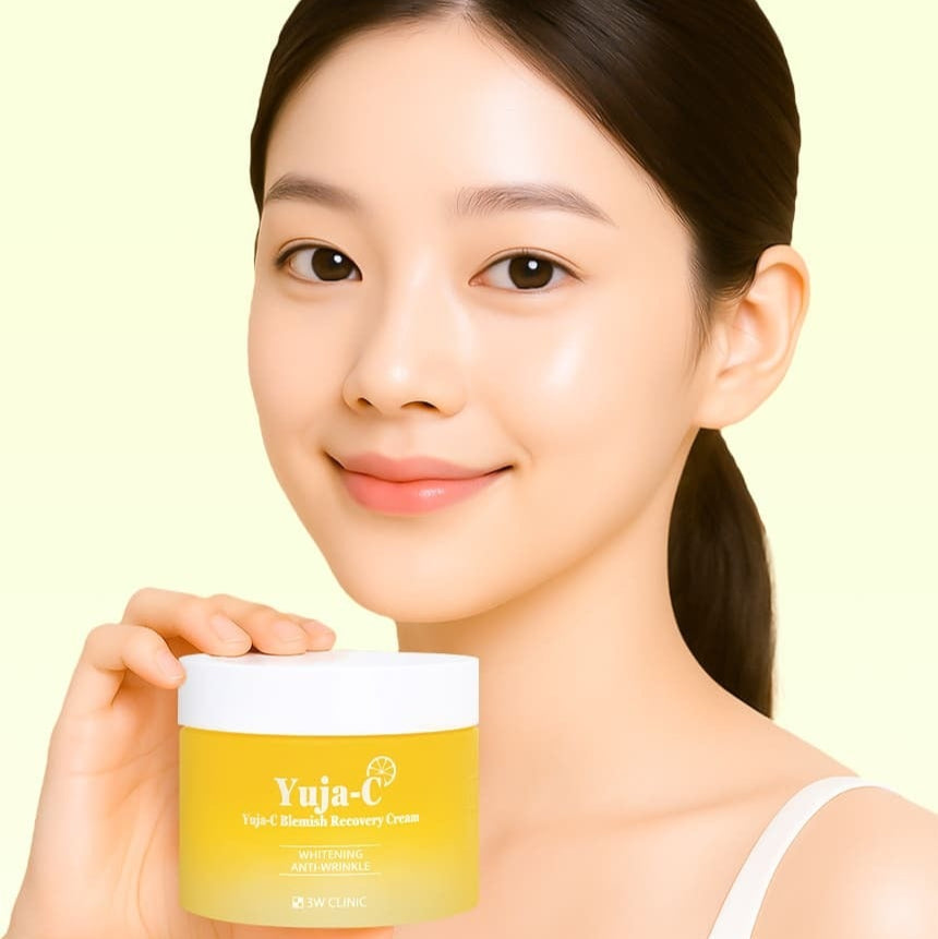 3W CLINIC Yuja Seed Blemish Recovery Cream 110g
