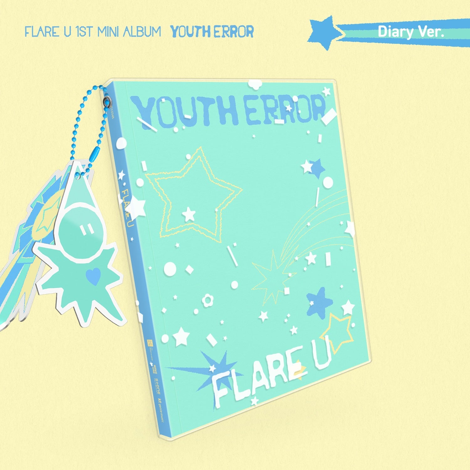 FLARE U - 1st Mini Album [YOUTH ERROR] (Diary Ver.) - Album Kpop Ma Petite Corée
