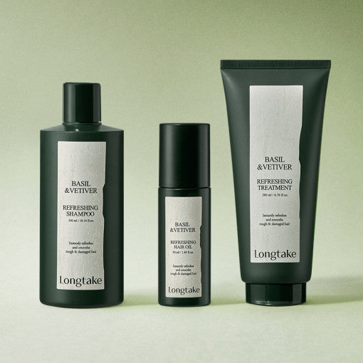 LONGTAKE Hair 3 piece set (Shampoo, Treatment, Oil)