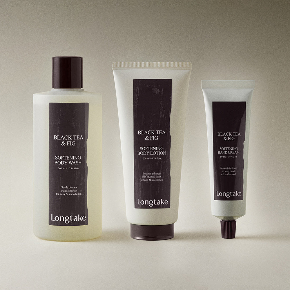 LONGTAKE Body 3 piece set (Body Lotion, Body Wash, Handcream)