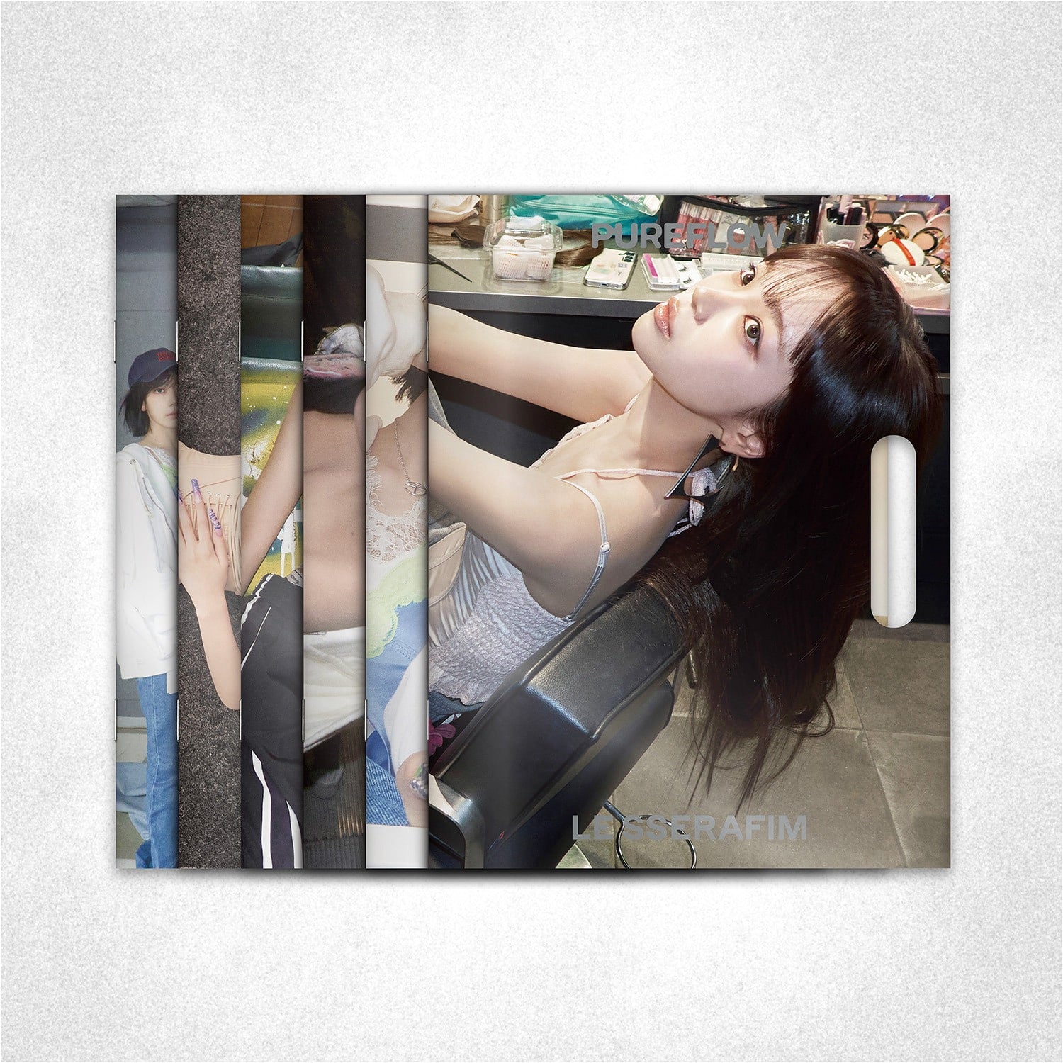 LE SSERAFIM - 2nd Studio Album ‘PUREFLOW’ pt.1 (COMPACT ver.)(Random 1 of 6) - Album Kpop Ma Petite Corée