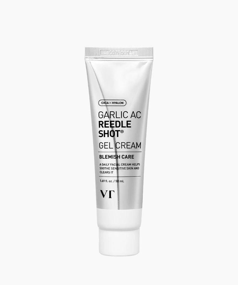 VT COSMETICS Garlic AC Reedle Shot® Gel Cream - 50ml en tube, soin anti-imperfections, vue avant.