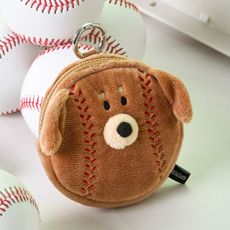 BT21  Joguman Woody Baseball Mini Pouch