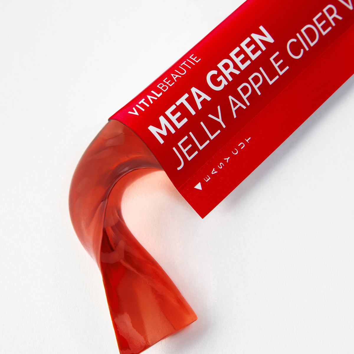 VITAL BEAUTIE Meta Green Jelly ACV 10 Sticks Vinaigre de Cidre