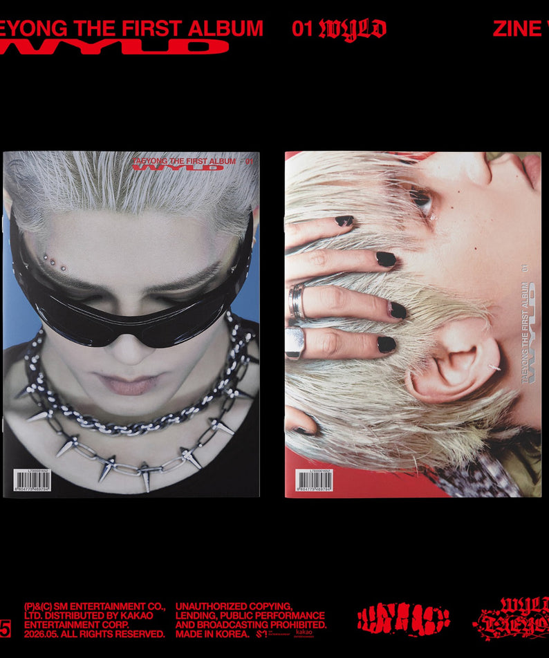 TAEYANG - 1st Full Album [WYLD] (Zine Ver.) (Random 1 of 2) - Album Kpop Ma Petite Corée