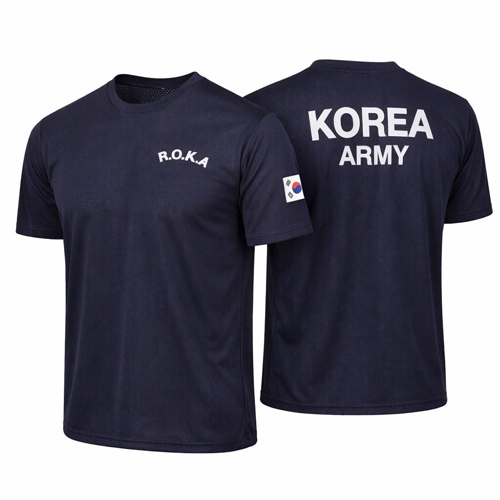 ASORT ROKA Korea Army T-shirt Navy